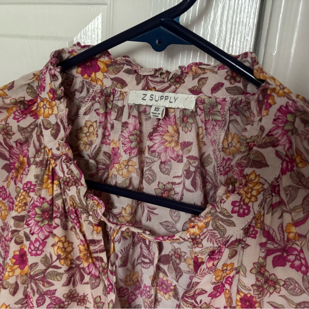 Z SUPPLY Floral Blouse